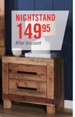 The Brick Mojave nightstand offer
