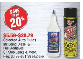 PartSource Selected auto fluids offer