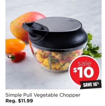 Kitchen Stuff Plus Simple pull vegetable chopper offer