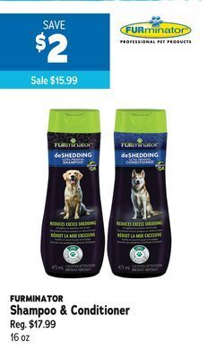 Ren’s Pets Depot Furminator shampoo & conditioner offer