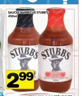Supermarché PA Sauces Barbecue Stubb's offer