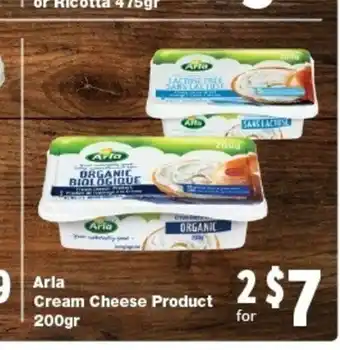 Quality Foods Arla Cream Cheese Product offer