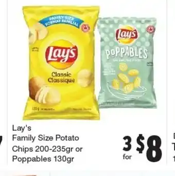 Quality Foods Lay's Family Size Potato offer