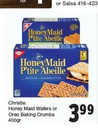 Quality Foods Christie Honey Maid Wafers offer