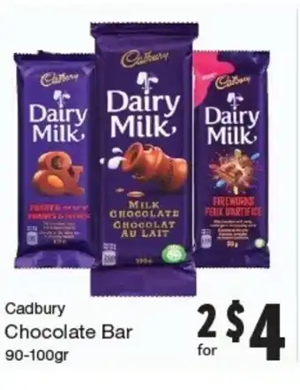 Quality Foods Chocolate Bar offer