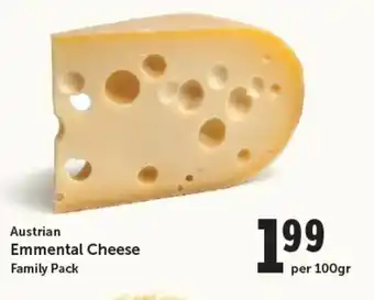 Quality Foods Emmental Cheese offer