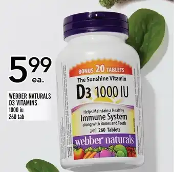 Metro Webber Naturals D3 Vitamins offer