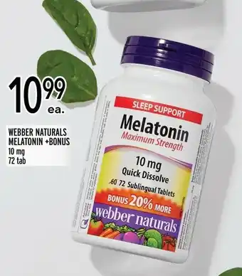 Metro Webber Naturals Melatonin + Bonus offer