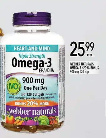Metro Webber Naturals Omega offer