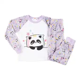 Giant Tiger Monkey bars toddler girl's plush pj set, 2-piece offer