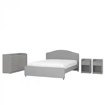 IKEA Hauga bedroom furniture, set of 4, vissle gray, queen offer