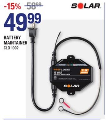 NAPA Auto Parts Battery maintainer offer