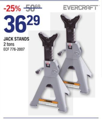 NAPA Auto Parts Jack stand offer