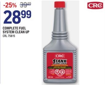 NAPA Auto Parts Complete fuel system clean up offer