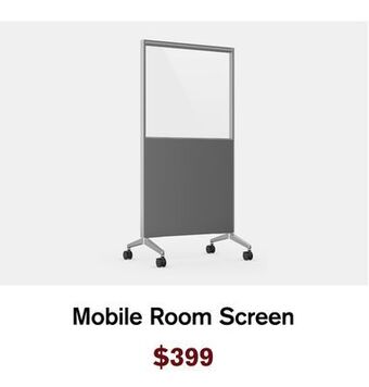 Source Office Furnishings Mobile room screen offer