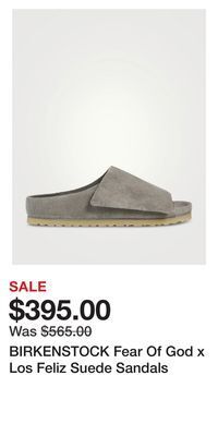 Holt Renfrew Birkenstock fear of god x los feliz suede sandals offer