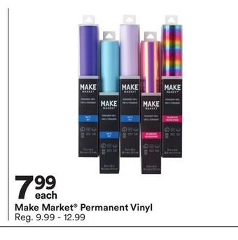 Michaels Make market permanent vinyl offer