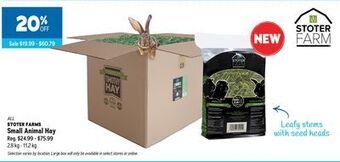 All stoter farms small animal hay