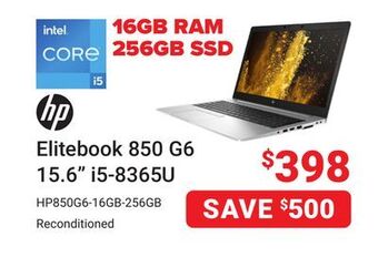 Visions Electronics Hp elitebook 850 g6 15.6 i5-8365u offer