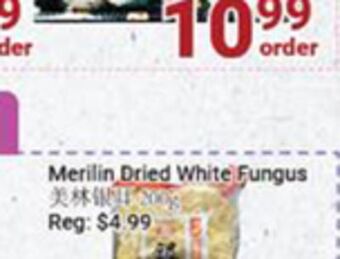 Oceans Fresh Food Market Merilin dried white fungus offer