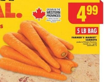 No Frills FARMER'S MARKET CARROTS offer