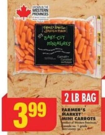 No Frills FARMER'S MARKET MINI CARROTS offer