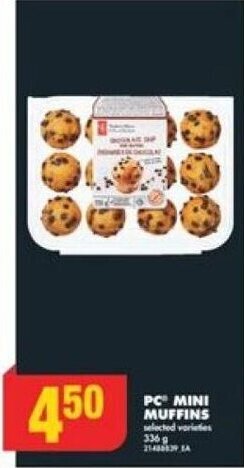 No Frills PC MINI MUFFINS 336 g offer