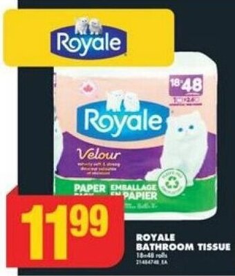 No Frills ROYALE BATHROOM TISSUE offer