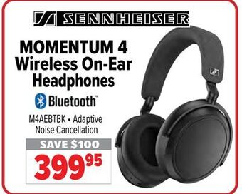 2001 Audio Video Sennheiser momentum 4 wireless on-ear headphones offer