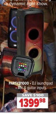 2001 Audio Video Jbl portable party boxes offer