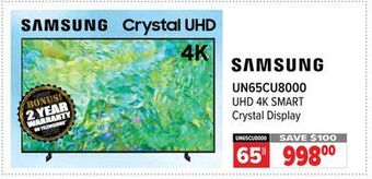 2001 Audio Video Samsung uhd 4k smart crystal display offer