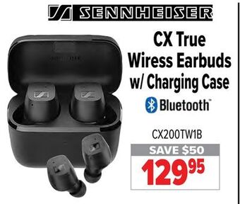 2001 Audio Video Sennheiser cx true wiress earbuds w/ charging case offer