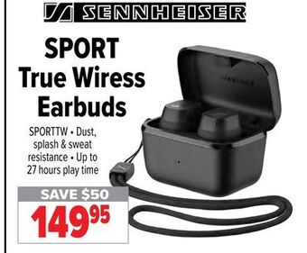 2001 Audio Video Sennheiser sport true wiress earbuds offer