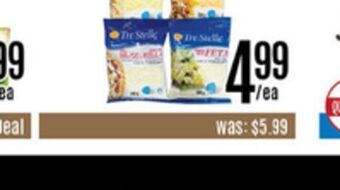 Nations Fresh Foods Tre stelle shredded cheese series offer
