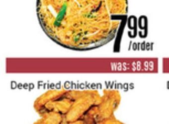 Nations Fresh Foods Deep fried chicken wings offer