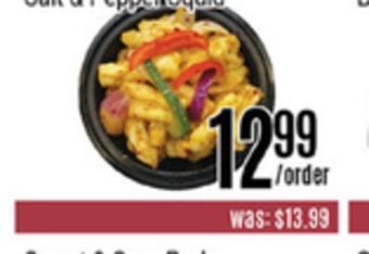 Nations Fresh Foods Salt & pepper squid offer