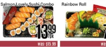 Nations Fresh Foods Salmon lovely sushi combo offer