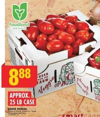 No Frills SAUCE ROMAS offer