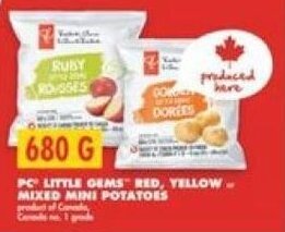 No Frills PC LITTLE GEMS RED, YELLOW-MIXED MINI POTATOES offer