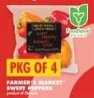 No Frills FARMERS MARKET SWEET PEPPERS offer
