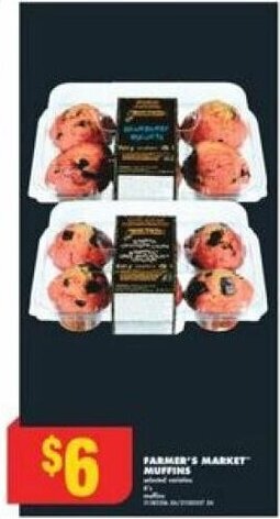 No Frills FARMER'S MARKET MUFFINS offer