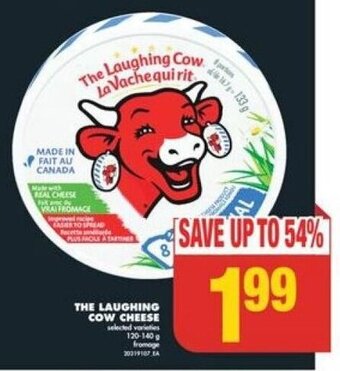 No Frills THE LAUGHING COW CHEESE 120-140 g offer