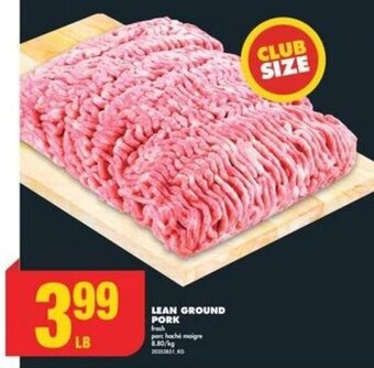 No Frills LEAN GROUND PORK offer