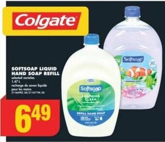 No Frills SOFTSOAP LIQUID HAND SOAP REFILL offer