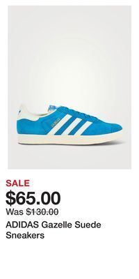 Holt Renfrew Adidas gazelle suede sneakers offer