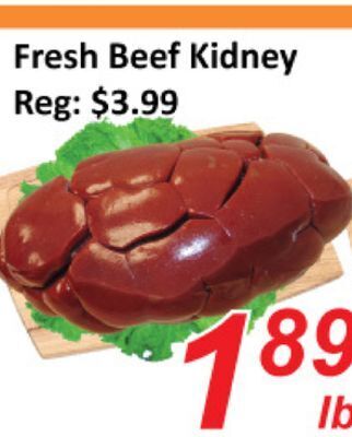 Seasons Foodmart Fresh beef kidney offer