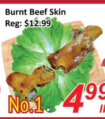 Seasons Foodmart Burnt beef skin offer