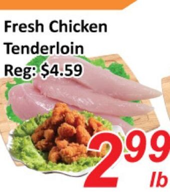 Seasons Foodmart Fresh chicken tenderloin offer