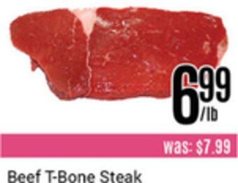Nations Fresh Foods Beef t-bone steak offer