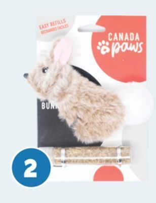 Ren’s Pets Depot Canada paws silver vine catnip refill bunny offer